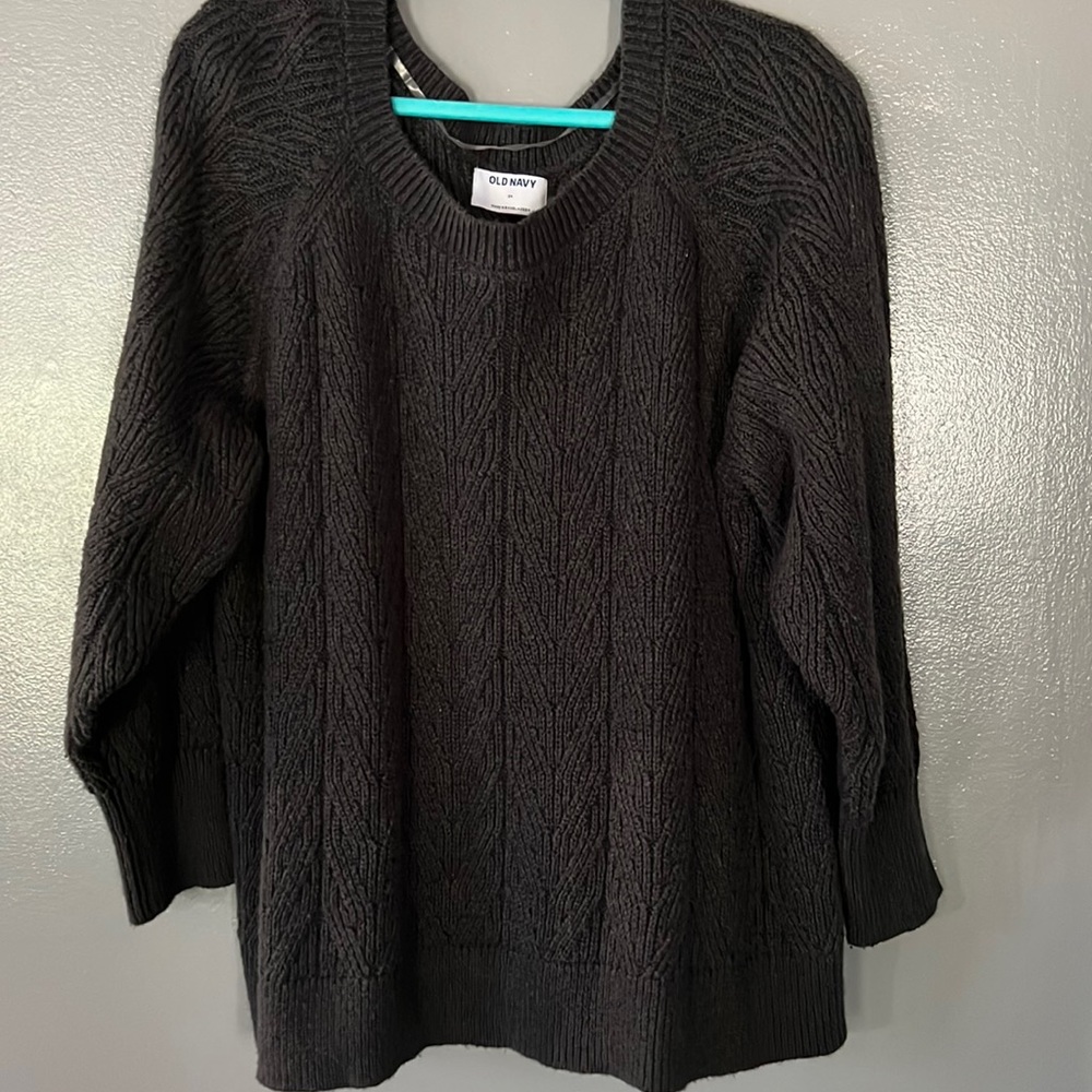 Old navy cable sweater, soft, size 3XL